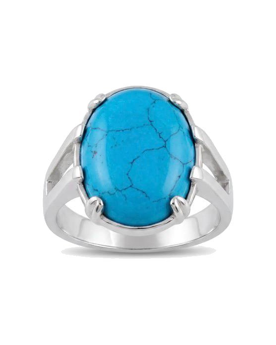 Azure Monarch Turquoise Ring in 925 sterling silver