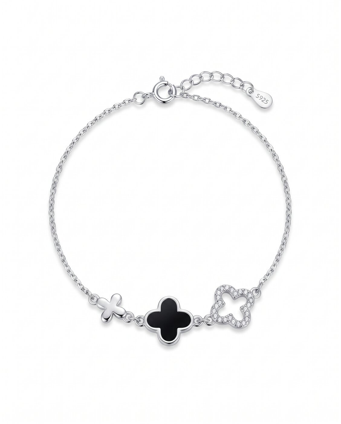 black-clover-bracelet-1 Black Clover Bracelet in 925 sterling silver