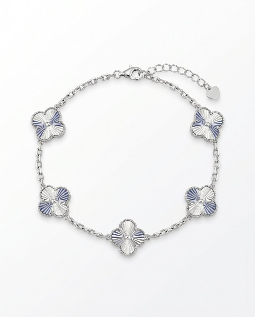 Clover Link Bracelet in 925 sterling silver