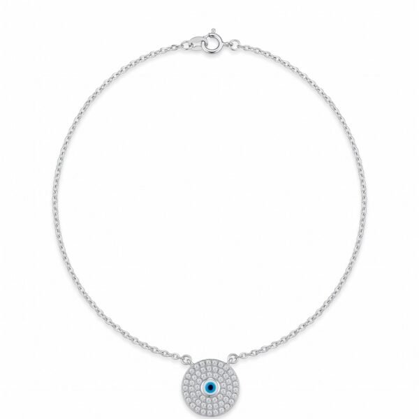Evil Eye Necklace in 925 sterling silver