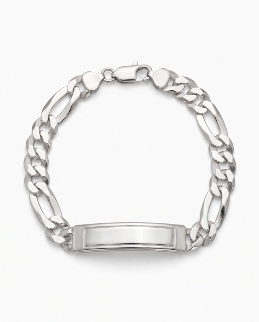 Figaro Bar Bracelet in 925 sterling silver