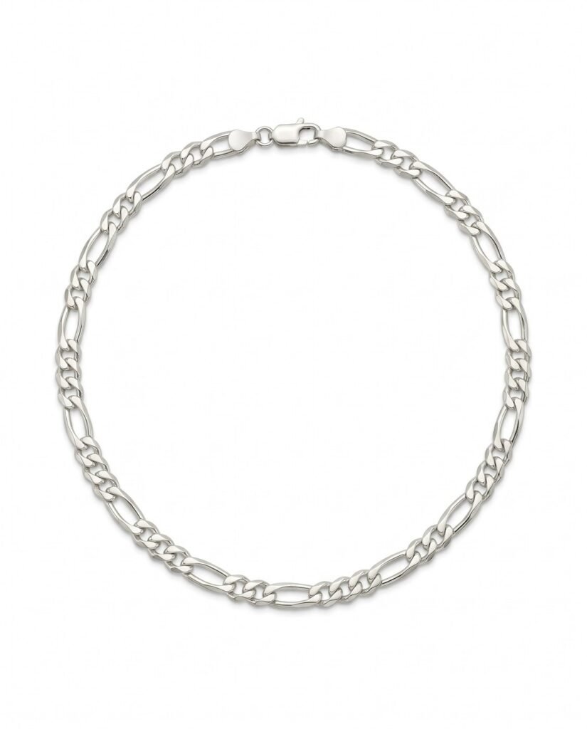 Figaro Chain Necklace in 925 sterling silver
