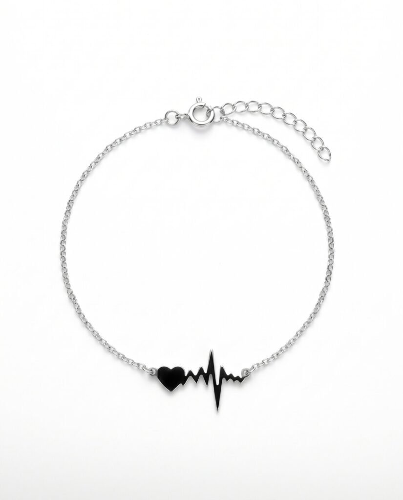 Heartbeat Bracelet in 925 sterling silver