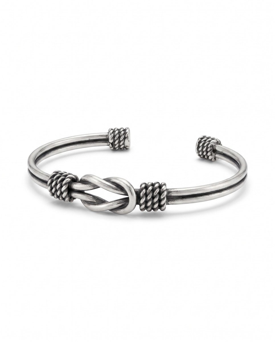 love-knot-cuff-bracelet-1 Love Knot Cuff Bracelet in 925 sterling silver