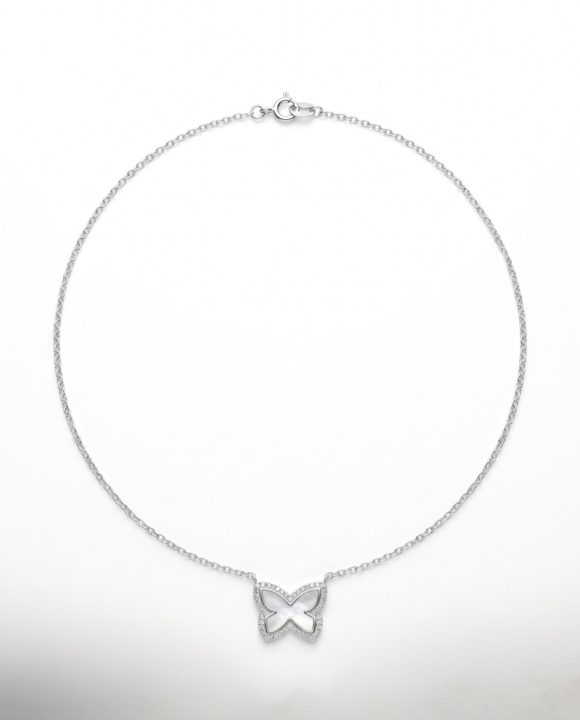 open-butterfly-necklace-1 Open Butterfly Necklace in 925 sterling silver