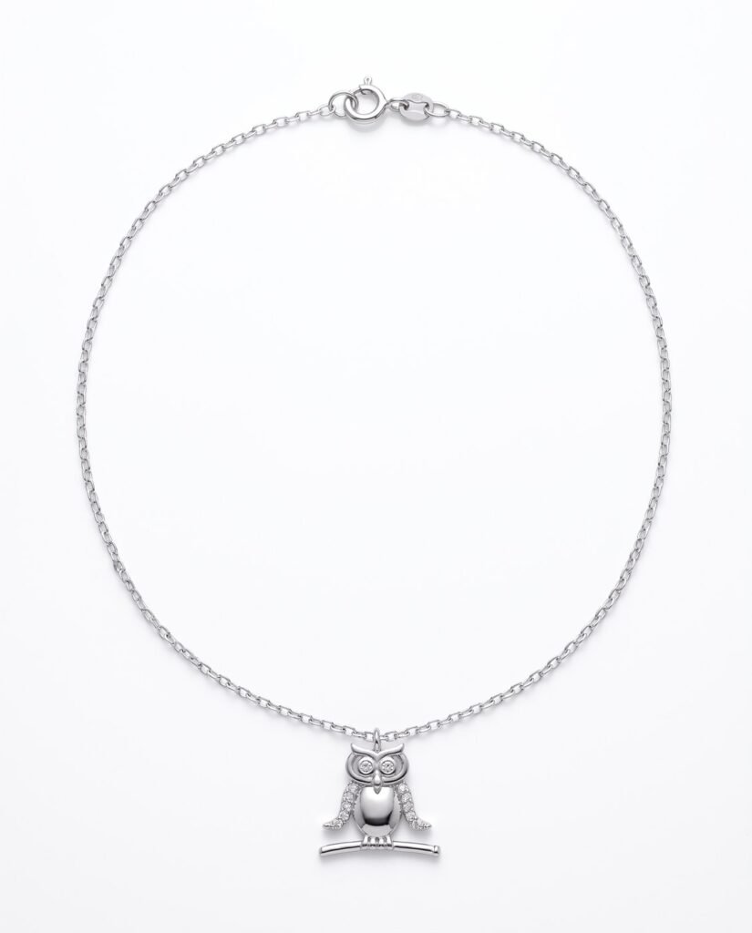 Owl Necklace in 925 sterling silver