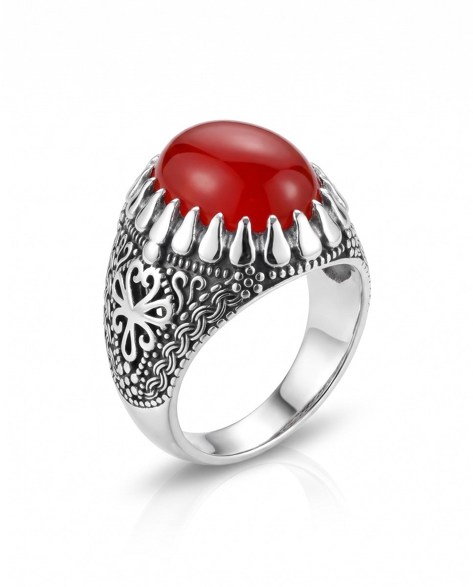 carnelian-claw-signet-ring-1 Carnelian Claw Signet Ring - Image 1