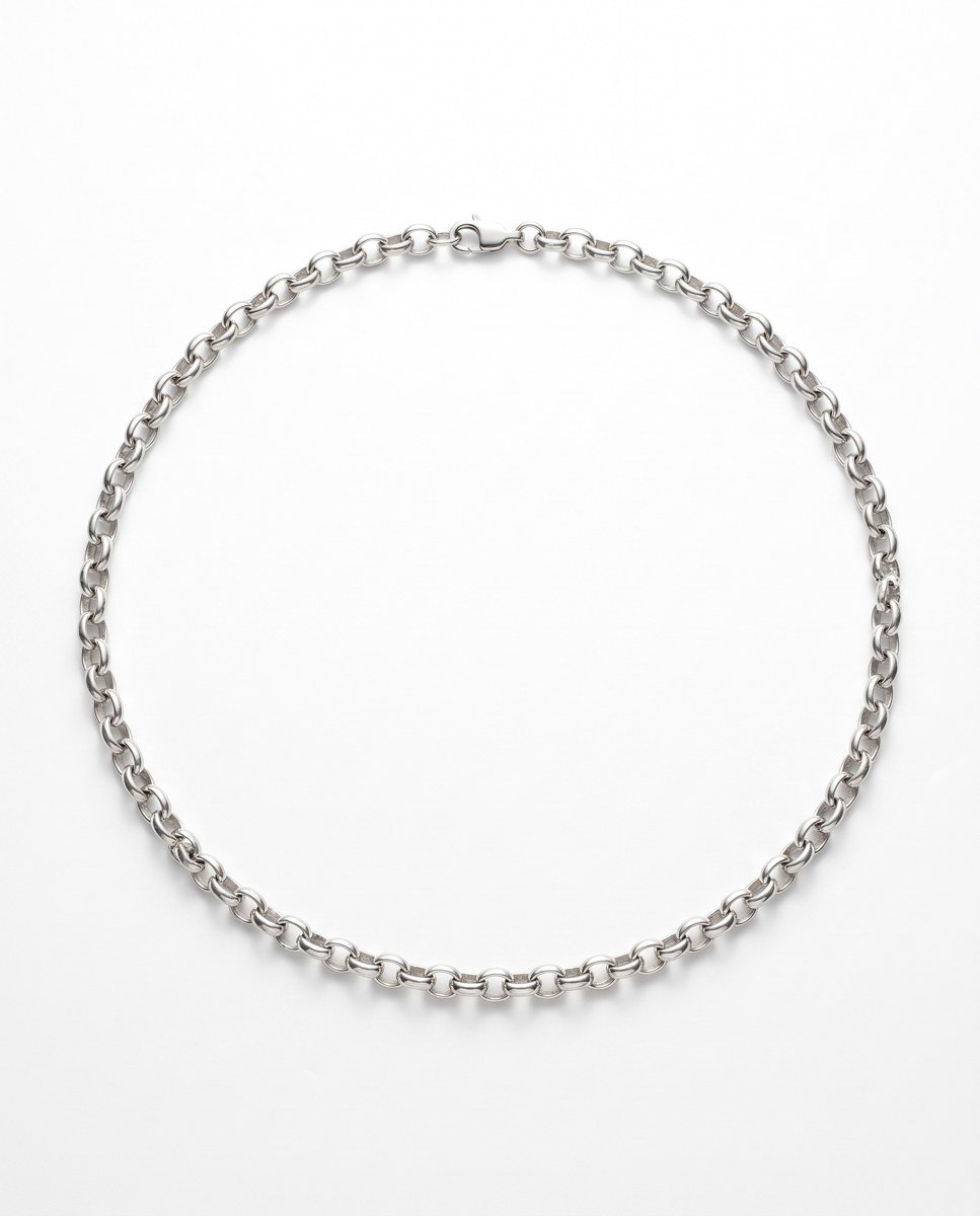 rolo-cable-chain-necklace-1 Rolo Cable Chain Necklace - Image 1